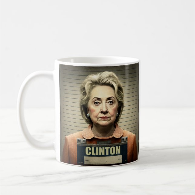 Mug Verrouillez-La ! - Hillary Clinton (Gauche)