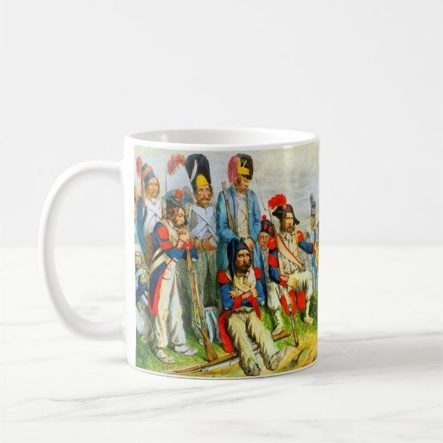 Mug vers 1796 Les soldats de Napoléon (Gauche)