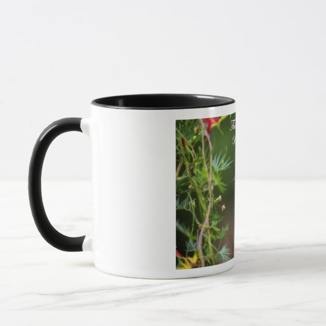 Mug Vers de bible de 118:24 de psaume de colibri en (Gauche)