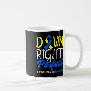 Mug Vers le bas, vers la droite, une sensibilisation p