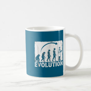Mug Vers l'évolution de la chemise Docteur Silhouette 