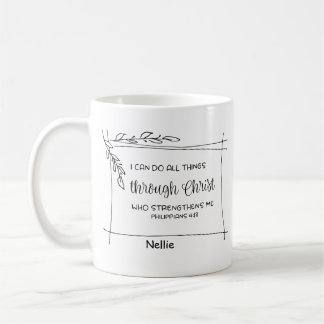 Mug Verse De La Bible Chrétienne Je Peux Faire Tout