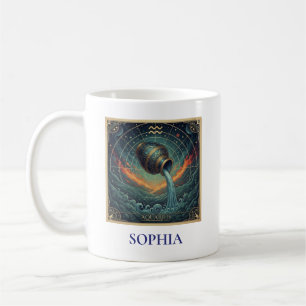 Mug Verseau Zodiaque Bleu Céleste