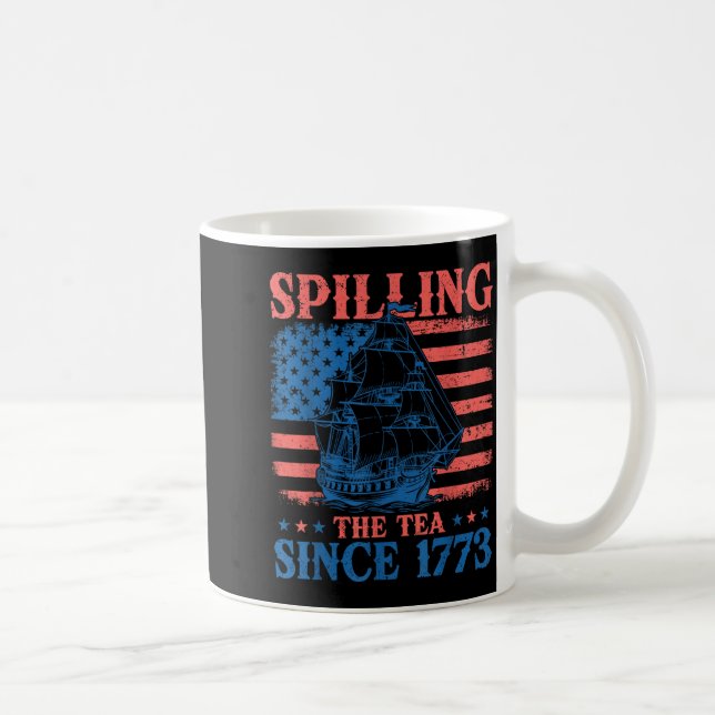 Mug Verser le thé depuis 1773 Professeur d'histoire 4  (Droite)