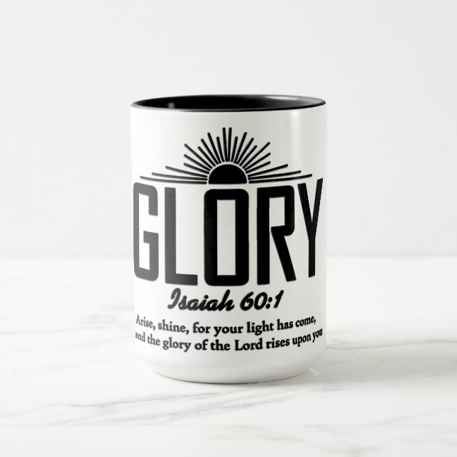 Mug Verset biblique chrétien inspirant (Centre)