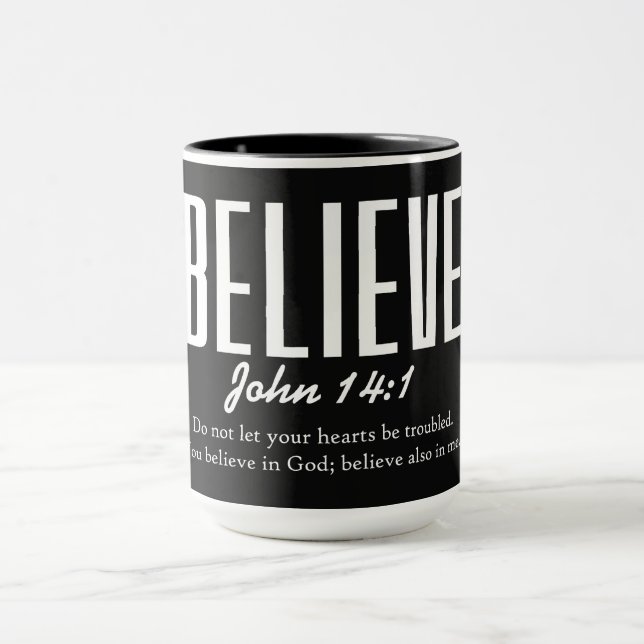 Mug Verset biblique chrétien inspirant (Centre)