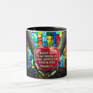 Mug Verset Biblique Chrétienne Avec Pomme Levée
