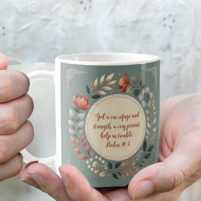 Mug Verset biblique personnalisable de Humble Wreath (Créateur téléchargé)