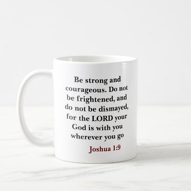 Mug verset biblique personnalisé chrétien (Gauche)
