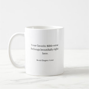 Mug Verset biblique personnalisé - créez le vôtre 