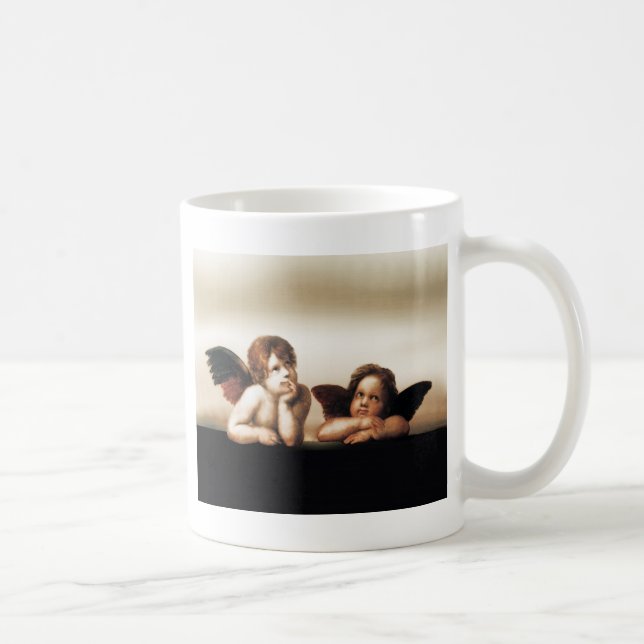 Mug Version 2 d'ange de Raphael Sistine Madonnas (Droite)