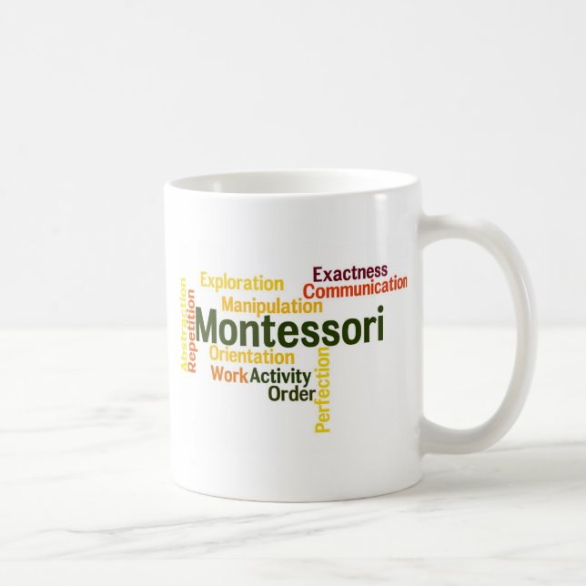 Mug Version humaine 1 d'art de mot de tendances (Droite)