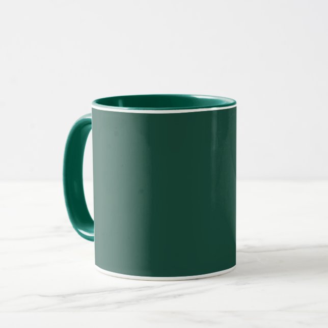 Mug Vert brunâtre (couleur solide) (Devant gauche)