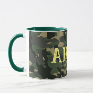 Mug Vert camouflage militaire de l'armée