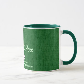 Mug Vert de base, votre texte ici