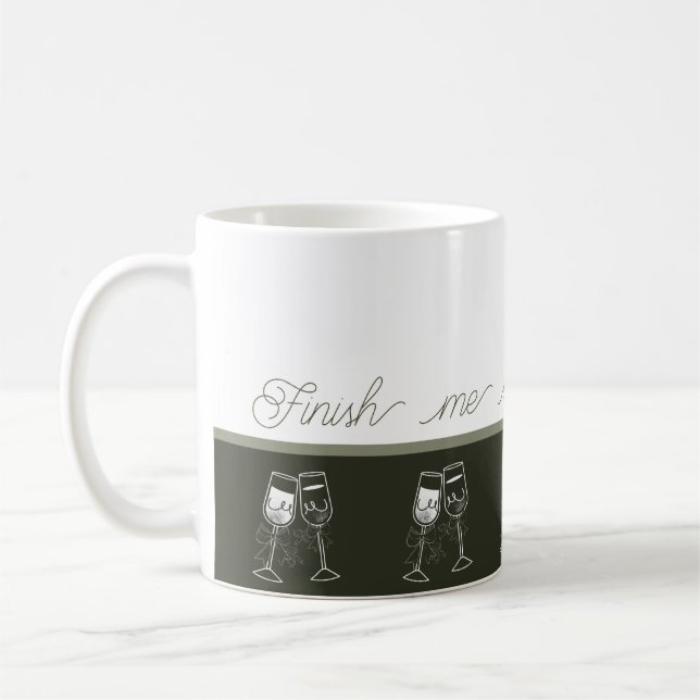 Mug Vert de bois d'olive (Gauche)