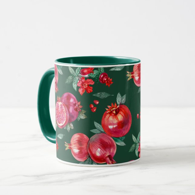 Mug vert de grenade (Devant gauche)