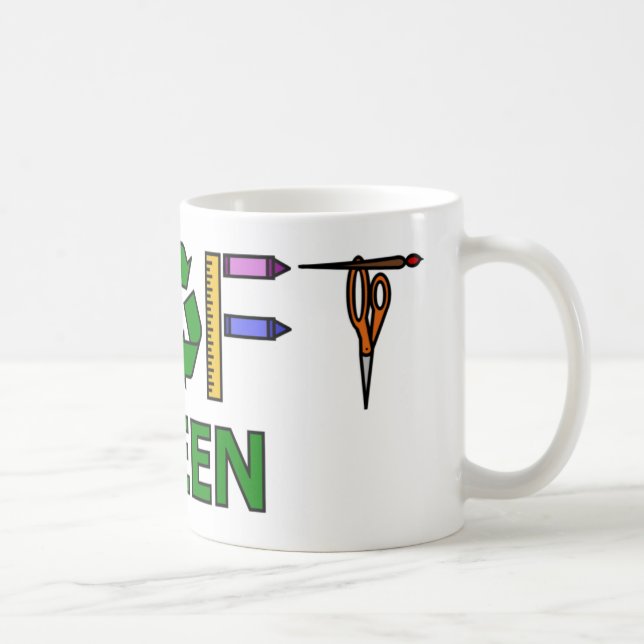 Mug Vert de métier (Droite)