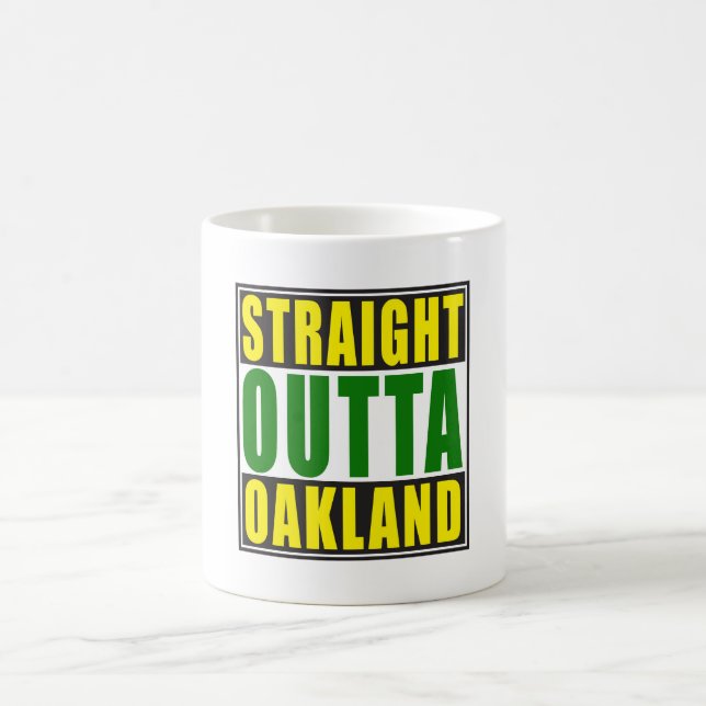 Mug Vert droit d'Outta Oakland (Centre)