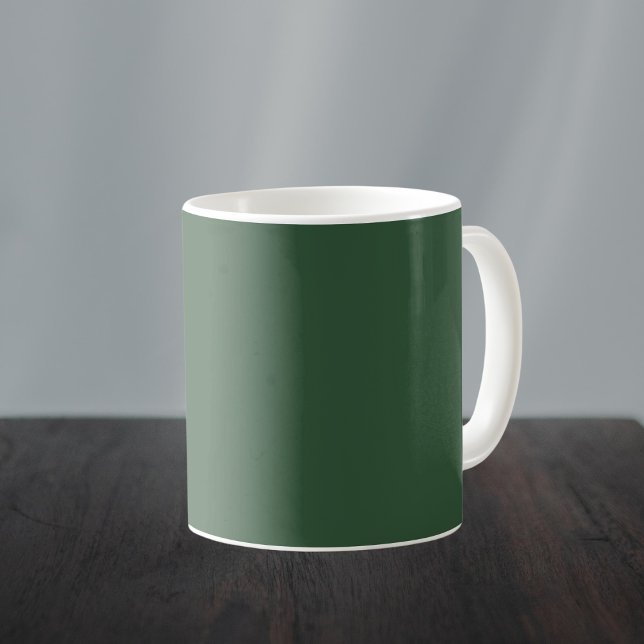 Mug Vert émeraude foncé uni (Créateur téléchargé)