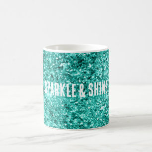 Mug Vert émeraude scintillant