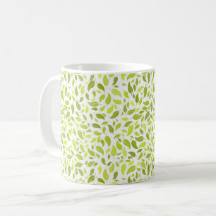 Mug Vert Feuille Nature Imprimer, Plante Motif feuille