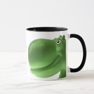 Mug Vert heureux d'hippopotame