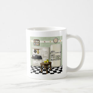 Mug Vert libre de cuisine de gluten