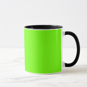 Mug Vert néon fluorescent brillant