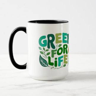 Mug Vert pour la vie écologique