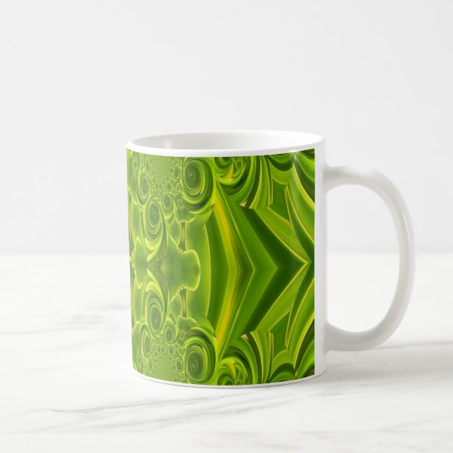 Mug vert vibrant (Droite)