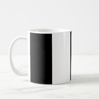 Mug Verticale rayée noire et blanche