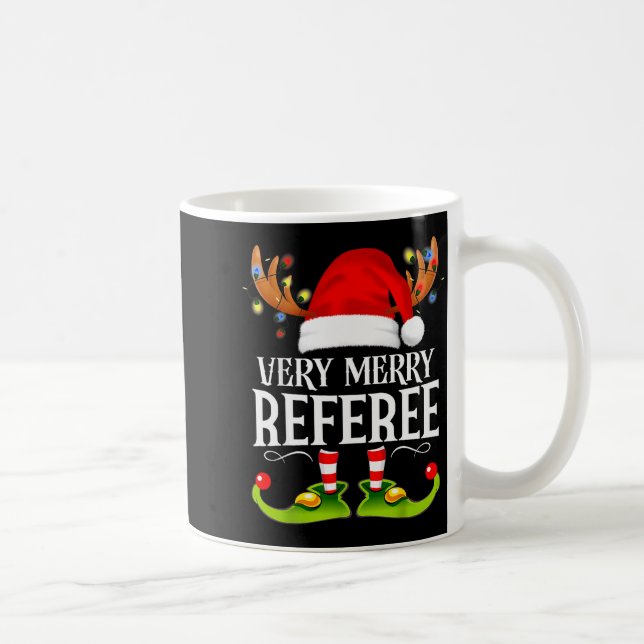 Mug Very Merry X-mas Referee Matching Christmas  (Droite)