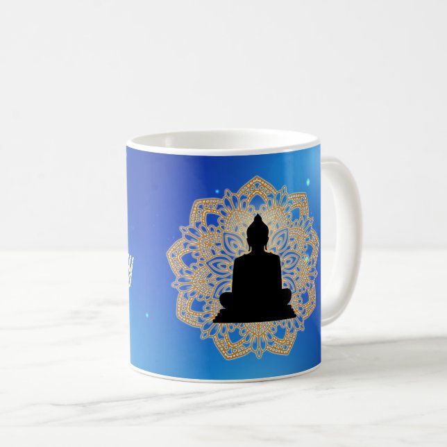 Mug Vesak Day Bouddha et Mandala Vaisakha Purnima (Devant droit)