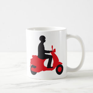 Mug Vespa scooter