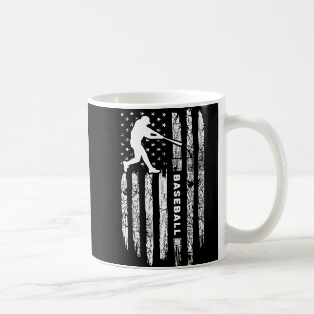Mug Vêtements de baseball américain - Baseball Vintage (Droite)