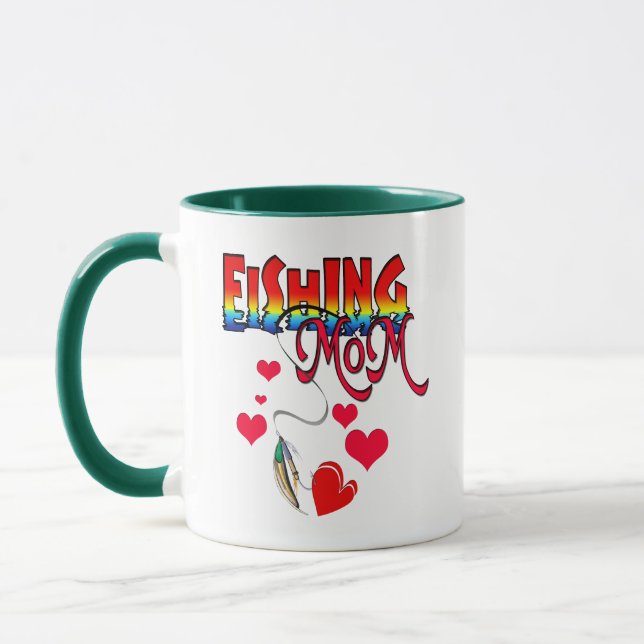 Mug Vêtements de maman de pêche (Gauche)