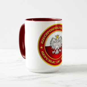 Mug Vêtements de médaillon polonais