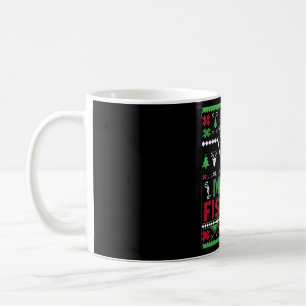 Mug Vêtements de pêche laids Noël B Poisson