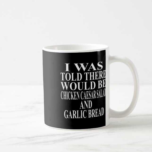 Mug Vêtements de salade César au poulet Incroyable Drô (Droite)