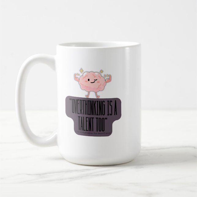 Mug  Vêtements drôles de puissance cérébrale pour les  (Gauche)