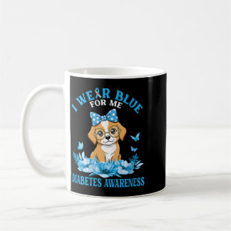 Mug Vêtements Femmes Bleu Pour Chien Mignon Avec Fleur