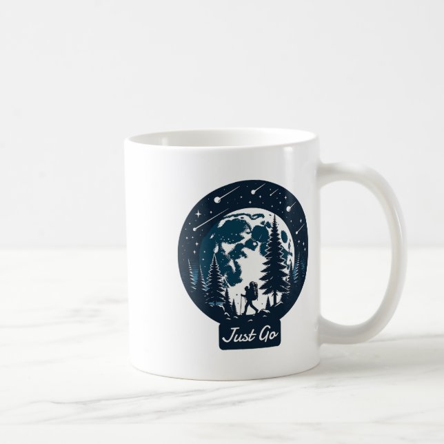 Mug Vêtements graphiques sous la lumière de la lune Ra (Droite)