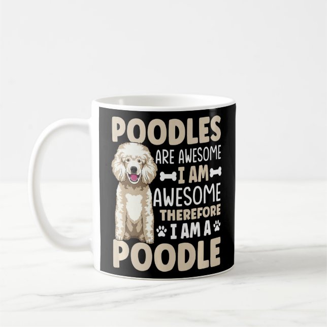 Mug Vêtements pour chien de caniche pour propriétaire  (Gauche)
