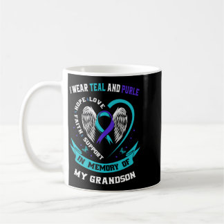 Mug Vêtements pour hommes sarcelle et violet pour la s