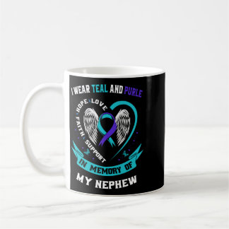 Mug Vêtements pour hommes sarcelle et violet pour la s