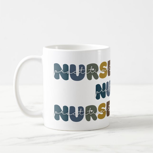 Mug Vêtements pour infirmière praticienne NP  (Gauche)