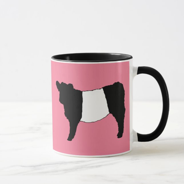 Mug Vêtements simples Jolie ceinture Galloway Cow Stee (Droite)