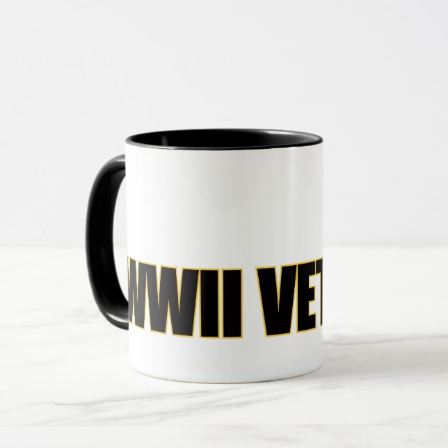 Mug Vétéran de 2ÈME GUERRE MONDIALE (Devant gauche)