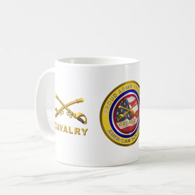 Mug Vétéran de Cavalerie (Devant gauche)